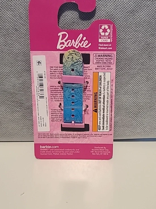 Kids Barbie Pink LED Watch (C5-X) - Picture 3 of 5